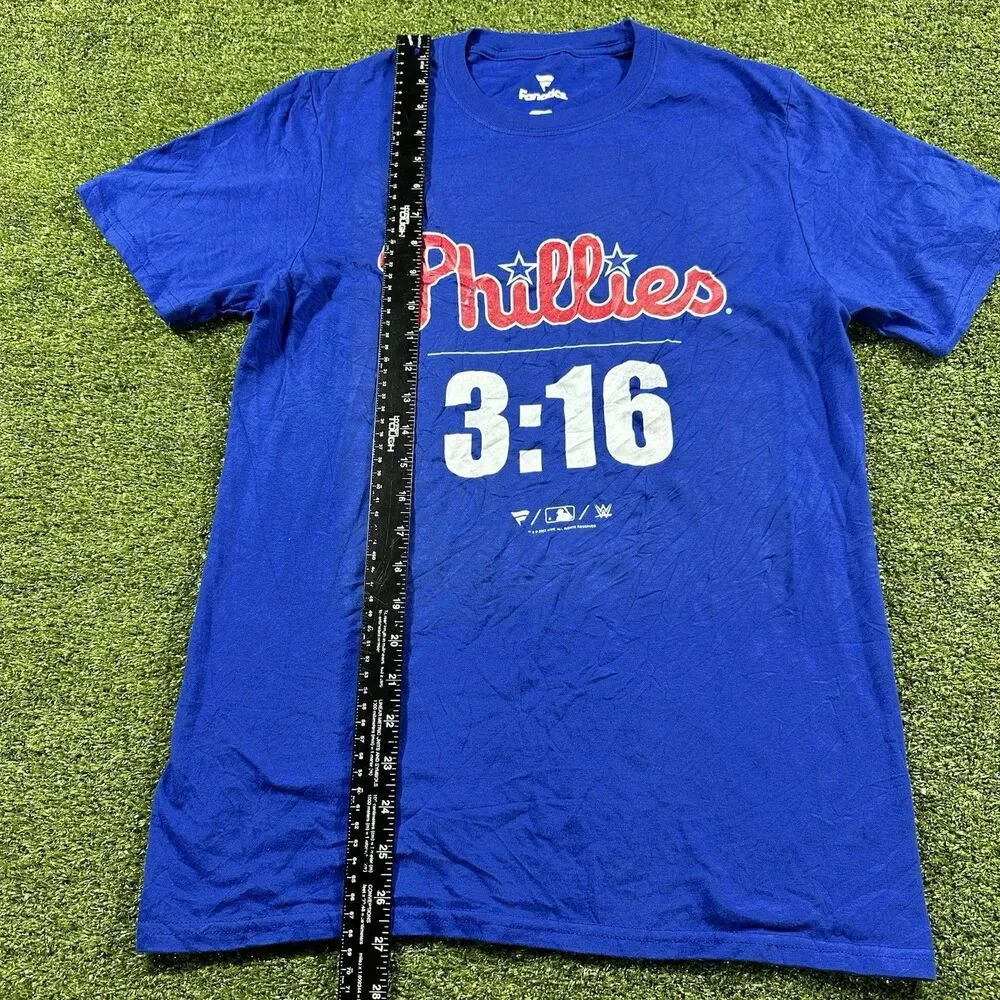 Phillies Tee Shirt By FANATICS SIZE MENS S Short Sleeve NWOT